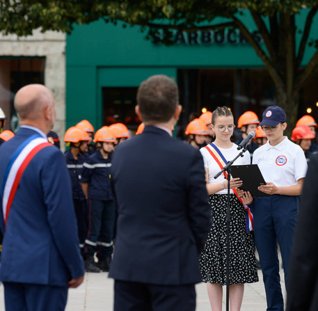 Cérémonie et défilé du 14 juillet 2024 à Chartres