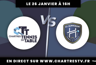 C'Chartres Tennis de Table vs Hennebont