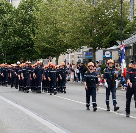 Cérémonie et défilé du 14 juillet 2024 à Chartres