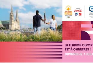 Relais de la Flamme Olympique à Chartres le 7 juillet 2024 !
