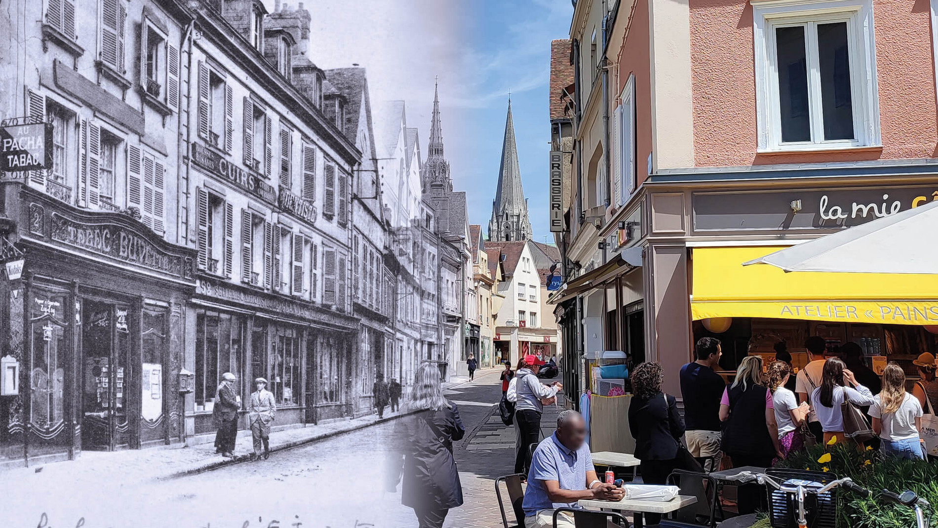 Voyage dans le temps : recréer le Chartres d'autrefois – une exposition virtuelle et collaborative