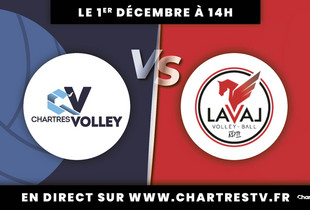 C'Chartres Volley vs Laval