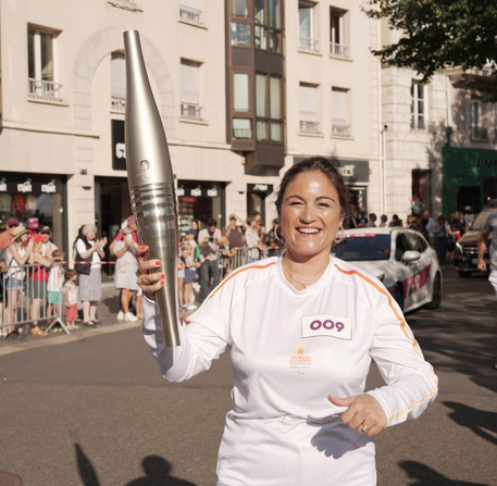 Relais de la Flamme Paralympique pour les JO de Paris 2024 à Chartres