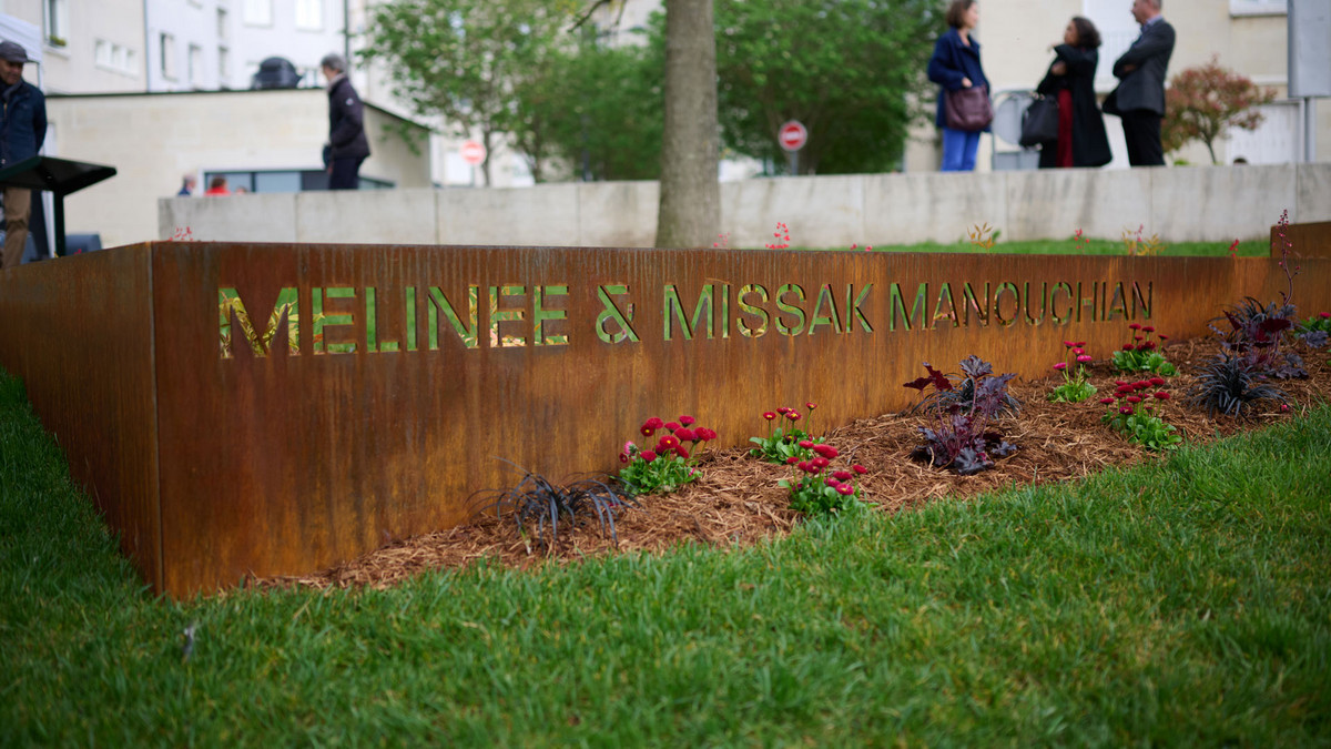 Square Mélinée et Missak Manouchian - rue Charles Brune Square Mélinée et Missak Manouchian - rue Charles Brune