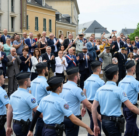 Cérémonie et défilé du 14 juillet 2024 à Chartres