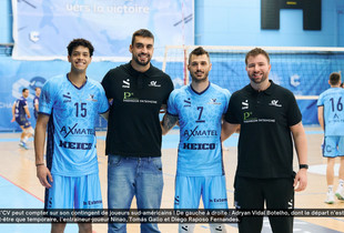 Les conquistadors du C'Chartres Volley Les conquistadors du C'Chartres Volley sur le terrain
