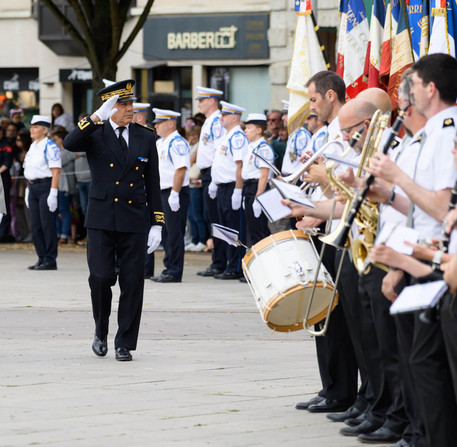 Cérémonie et défilé du 14 juillet 2024 à Chartres