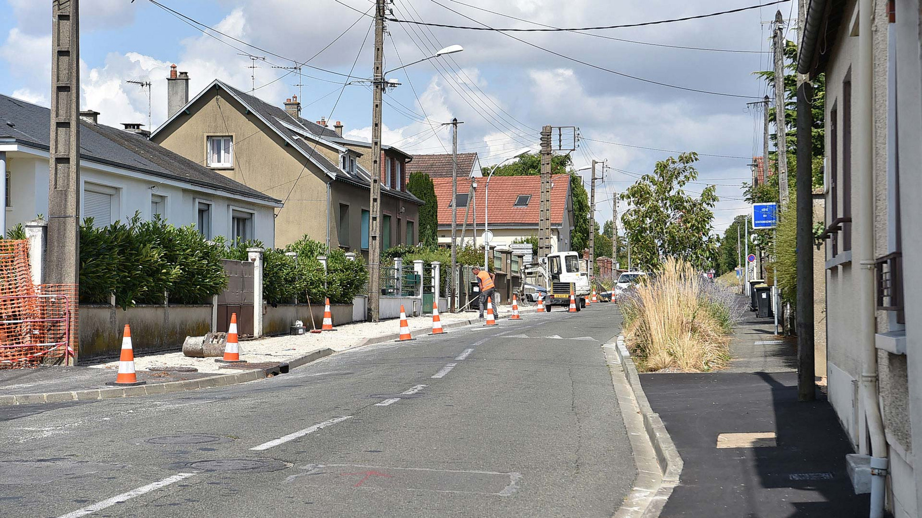 Travaux sur la voie publique à Chartres