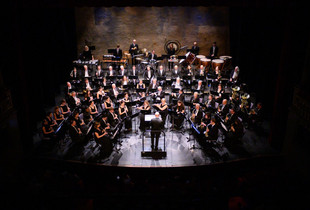 Visuel d'un concert de l'Orchestre d'Harmonie de Chartres sur scène