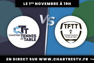 C'Chartres Tennis de table vs Thorigné Fouillard Tennis de table