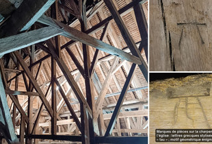 Sous les toits de Saint-Pierre, un bijou d'architecture médiévale La charpente de l'église Saint-Pierre à Chartres