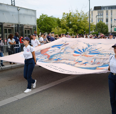 Cérémonie et défilé du 14 juillet 2024 à Chartres