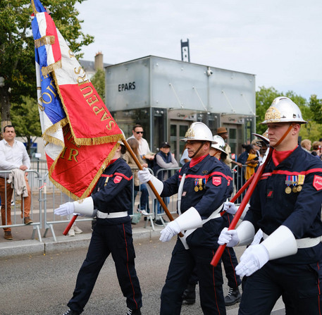 Cérémonie et défilé du 14 juillet 2024 à Chartres