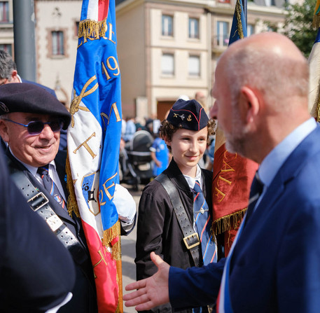 Cérémonie et défilé du 14 juillet 2024 à Chartres