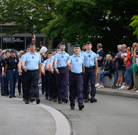 Cérémonie et défilé du 14 juillet 2024 à Chartres