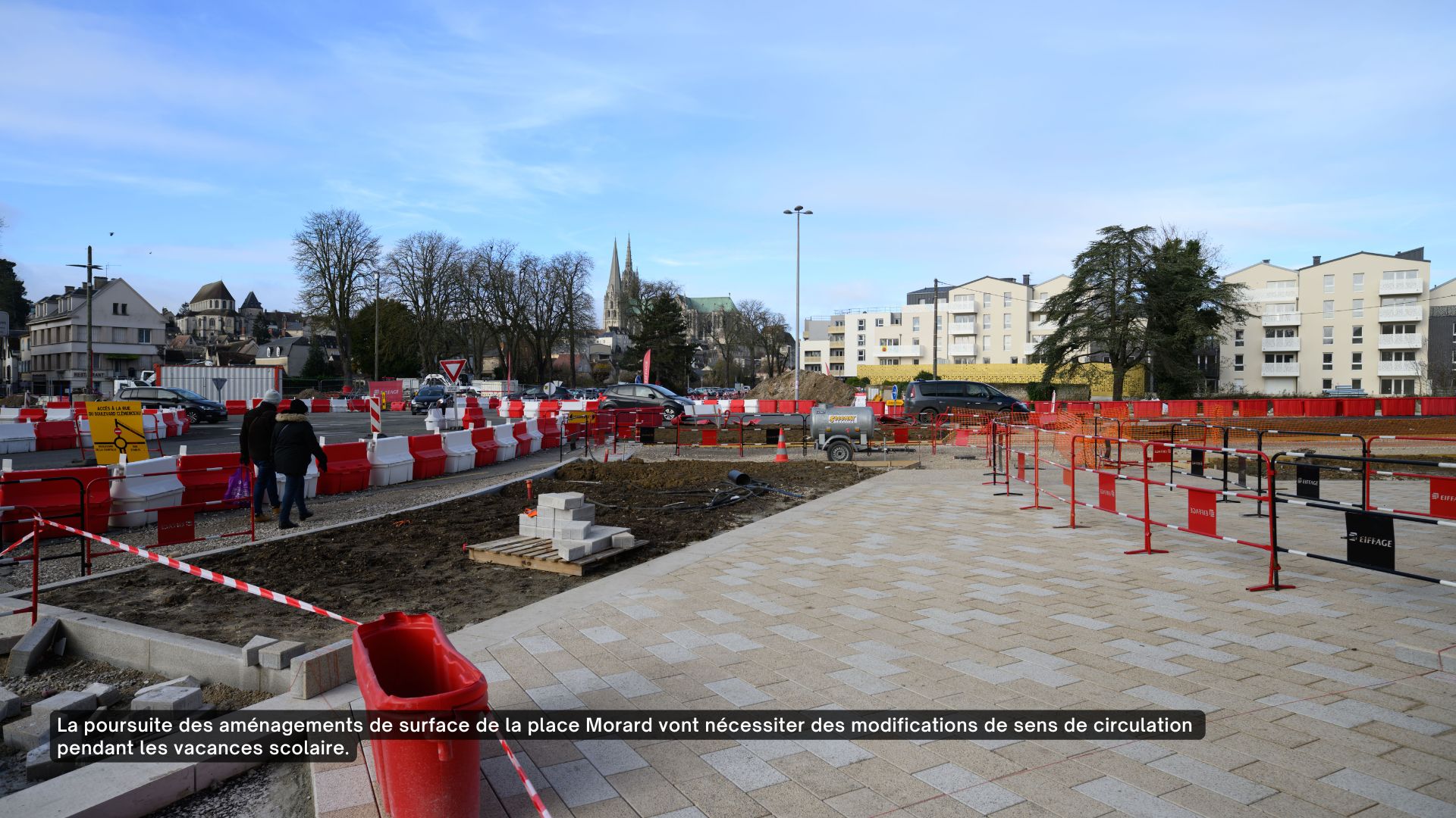 Les travaux du bhns sont en cours place Morard