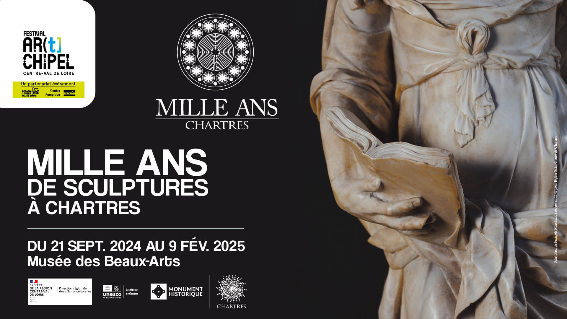 1000 ans de sculptures à Chartres – Musée des Beaux-Arts