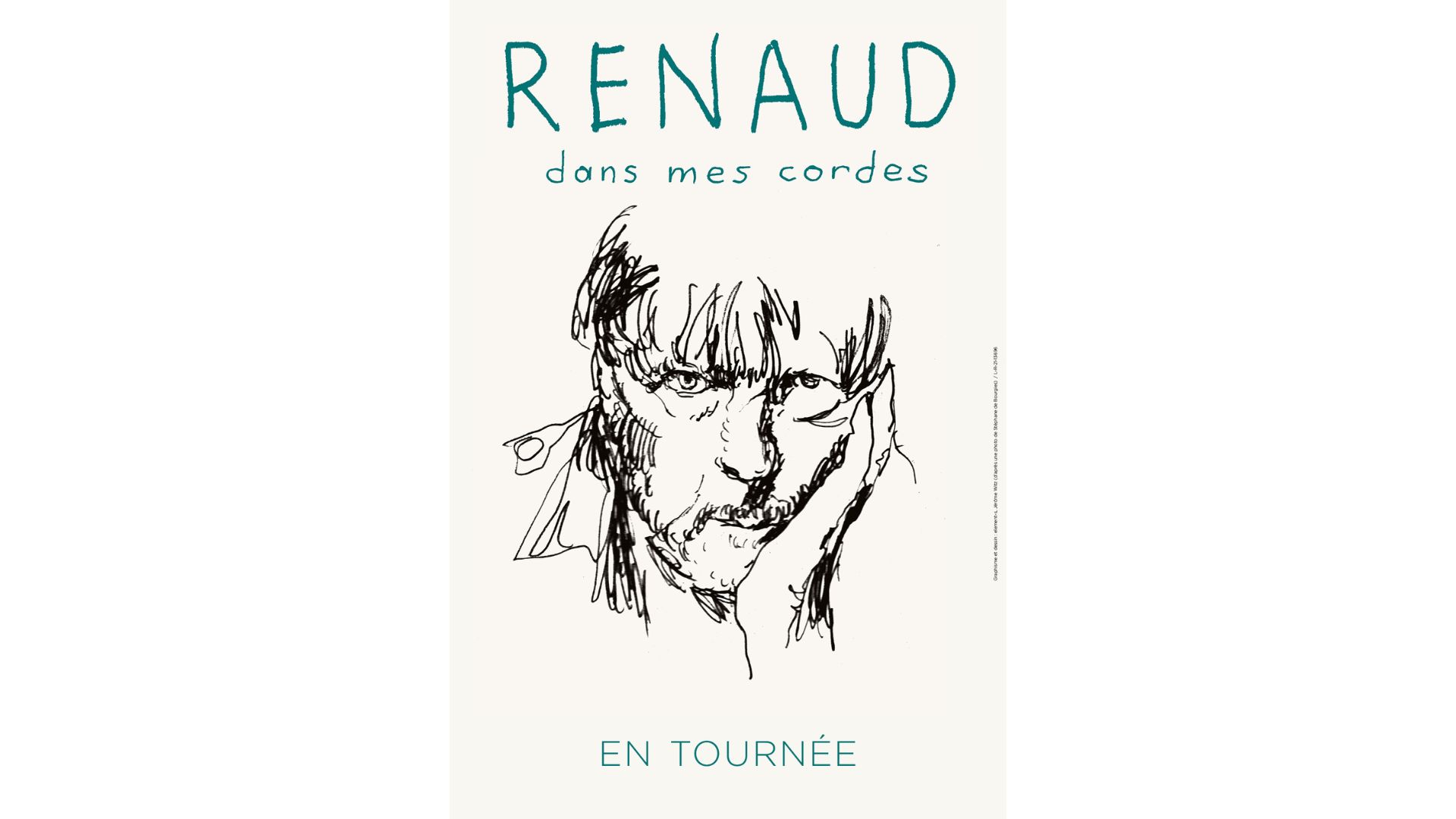 Affiche du concert de Renaud au Colisée