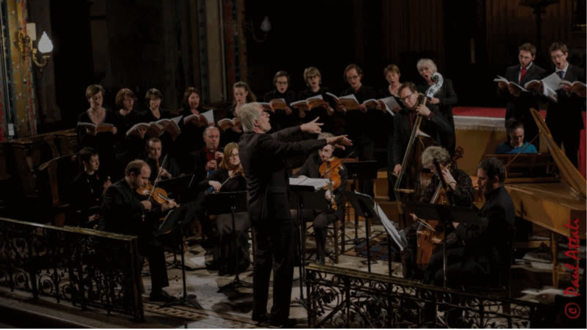 Les musiciens des clavecins de Chartres sur scène