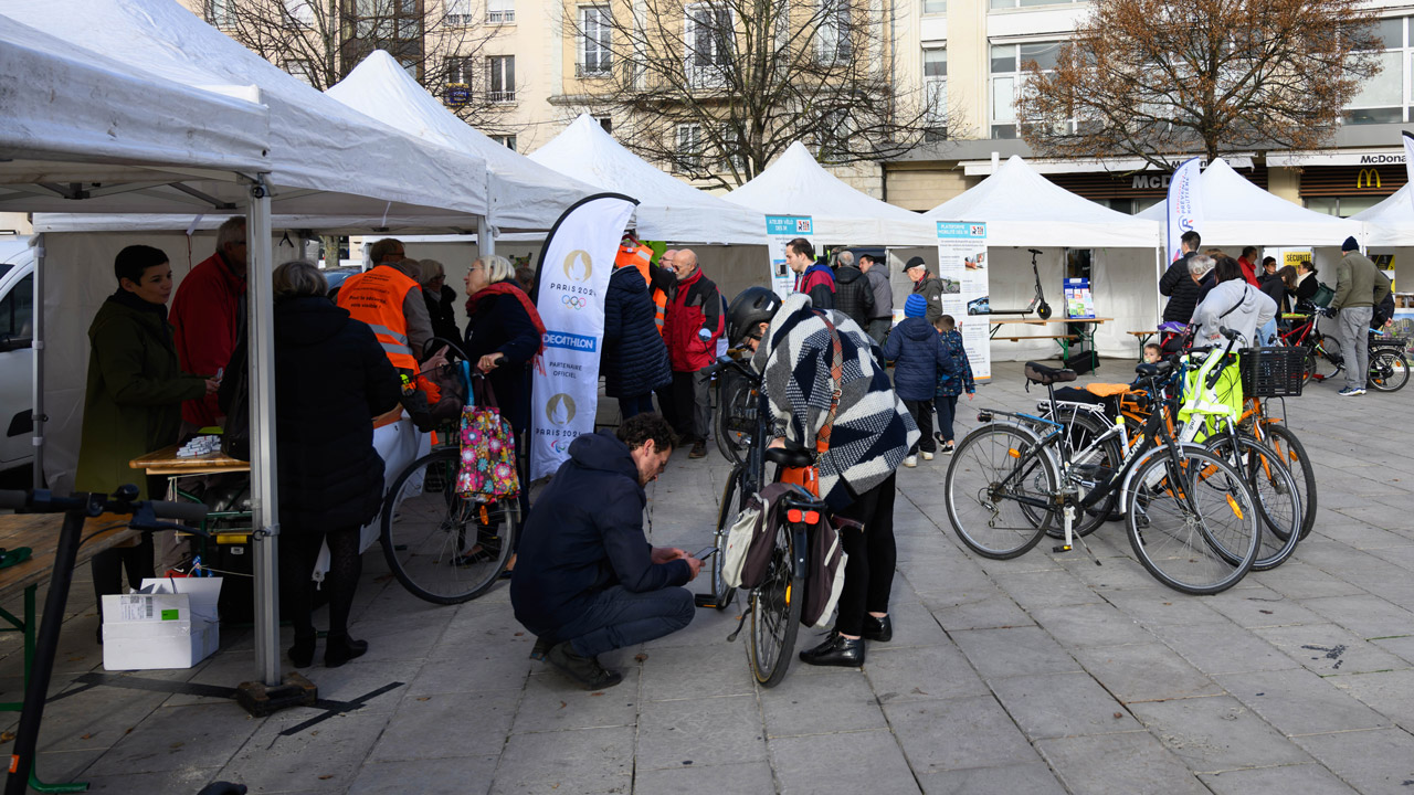 Village de prévention vélo en hiver - 2023