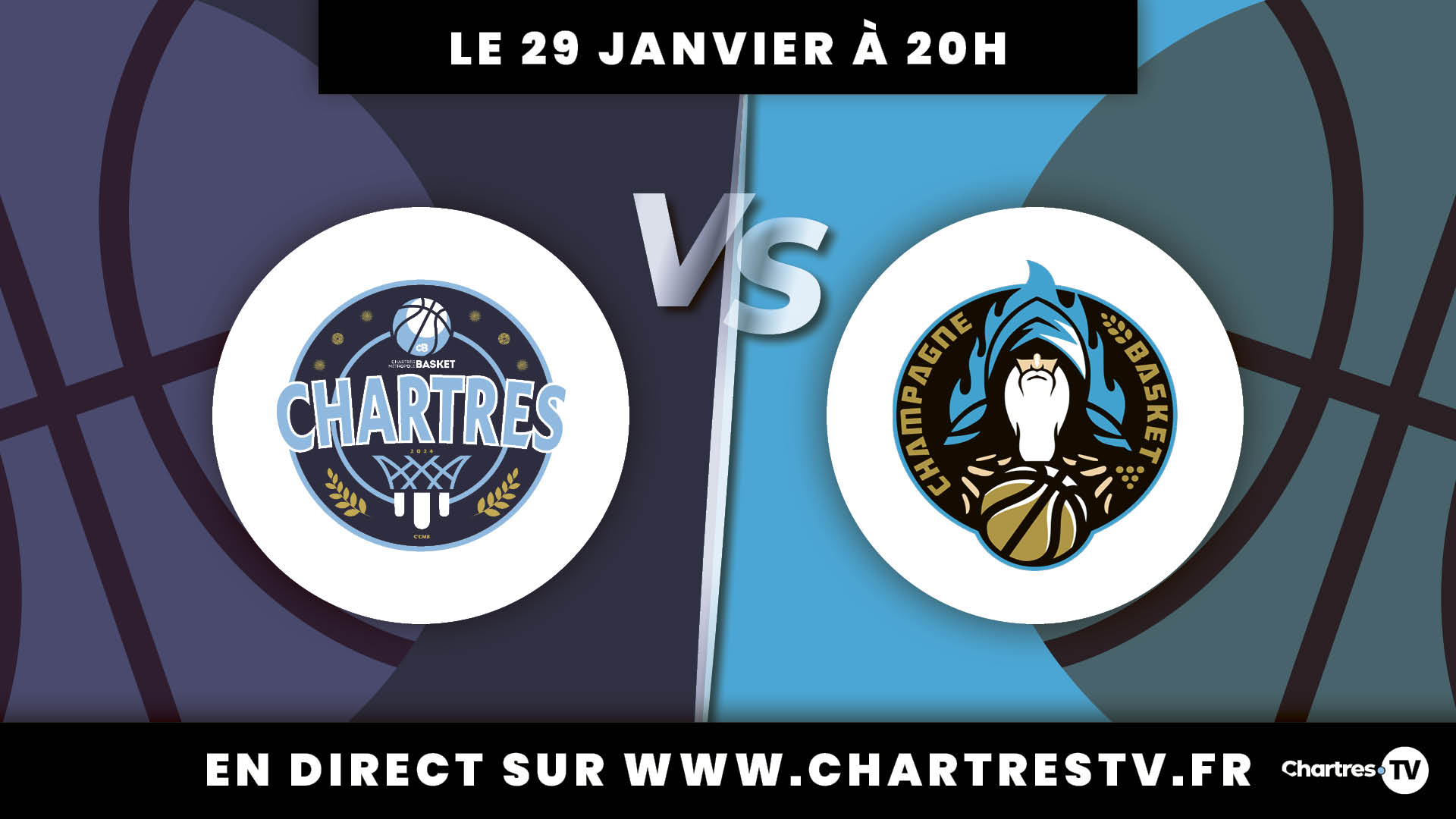 C'Chartres Basket Masculin vs Châlons-Reims