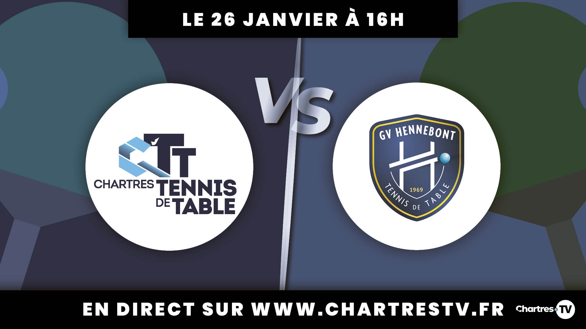 C'Chartres Tennis de Table vs Hennebont