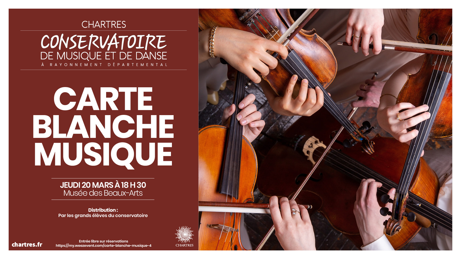 Carte blanche de musique du Conservatoire de Chartres