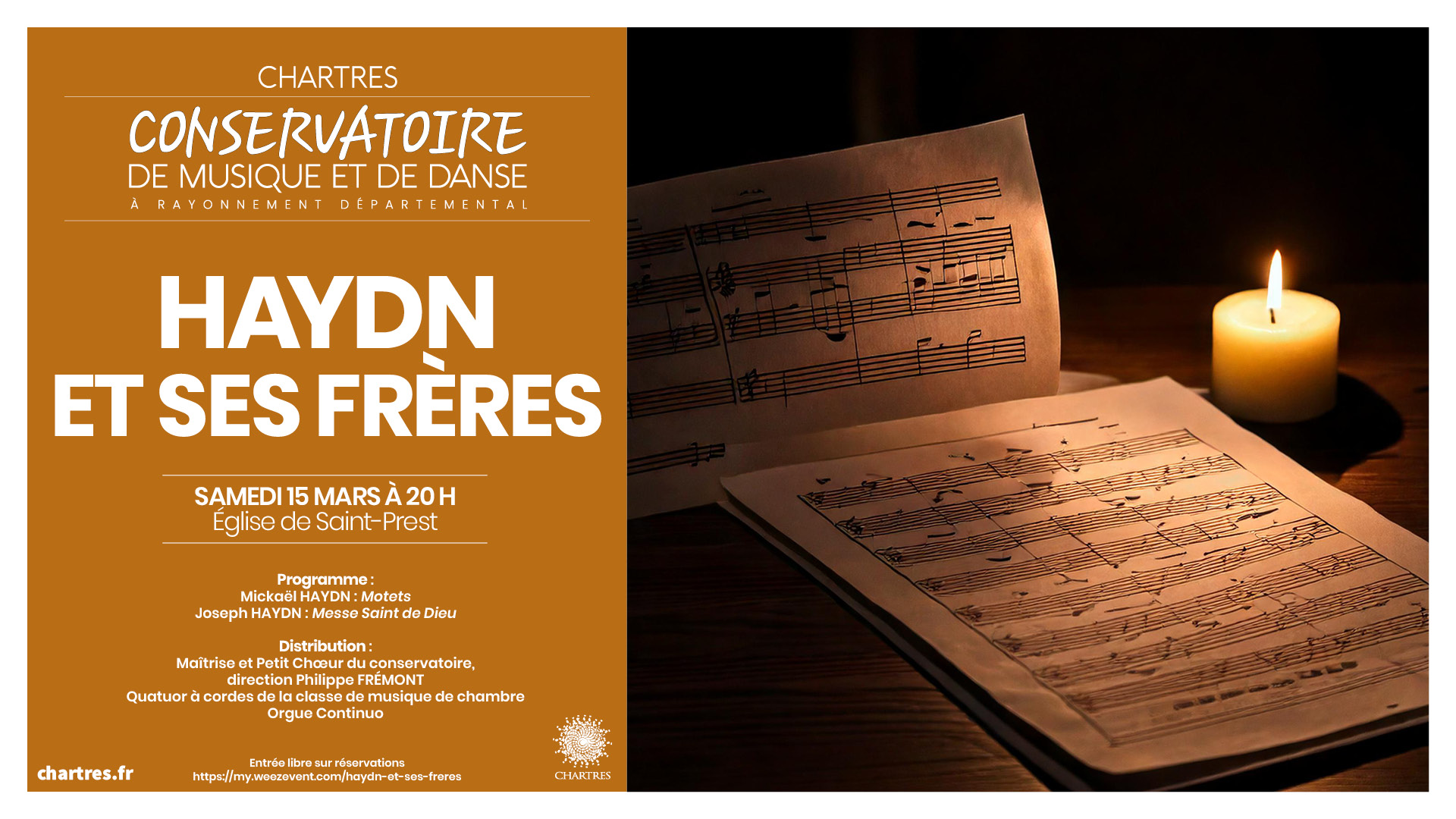 Haydn et ses frères – Concert du conservatoire